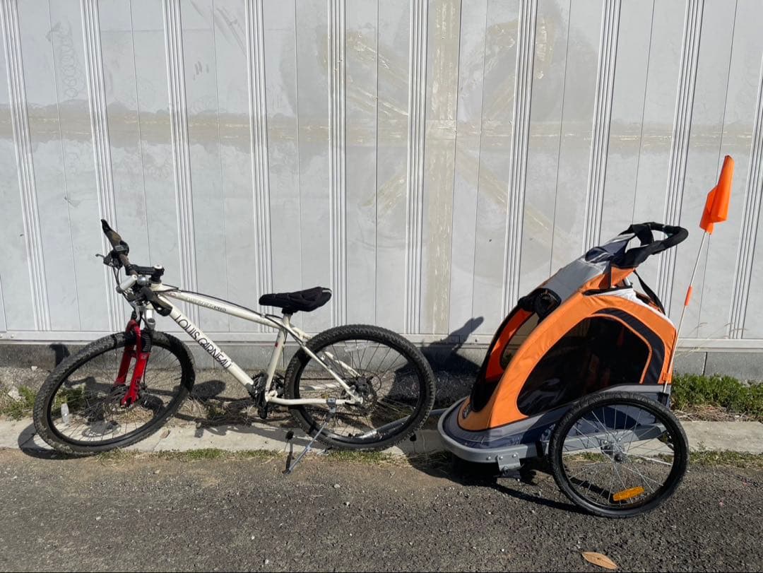 訳あり via velo チャイルドトレーラー 2 way これ以上の値下げ不可