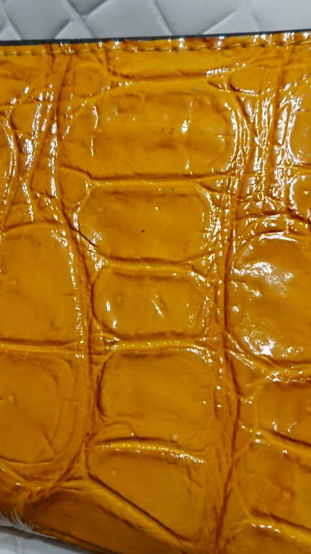 イエロー クロコダイル 長財布