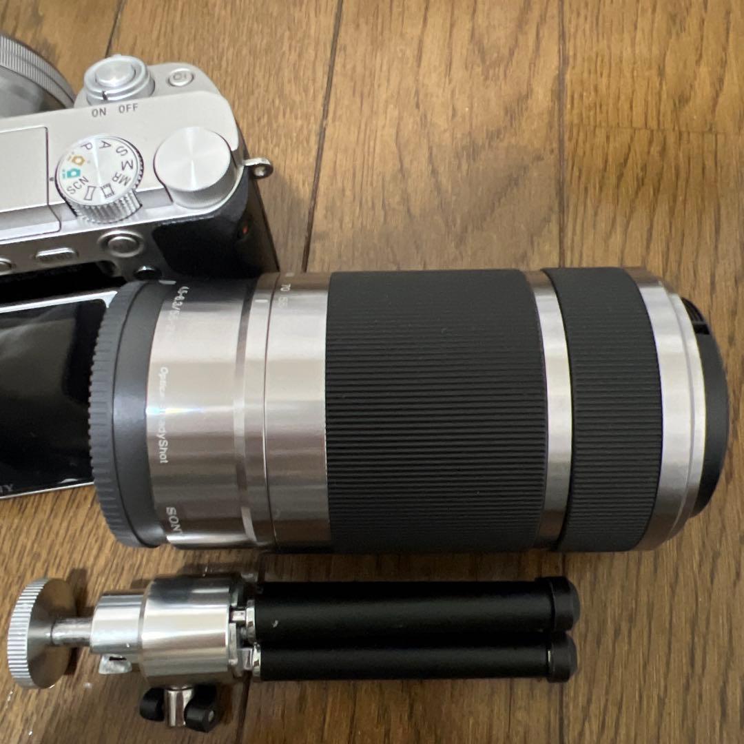Sony α6000 ミラーレスカメラ本体、レンズ2個