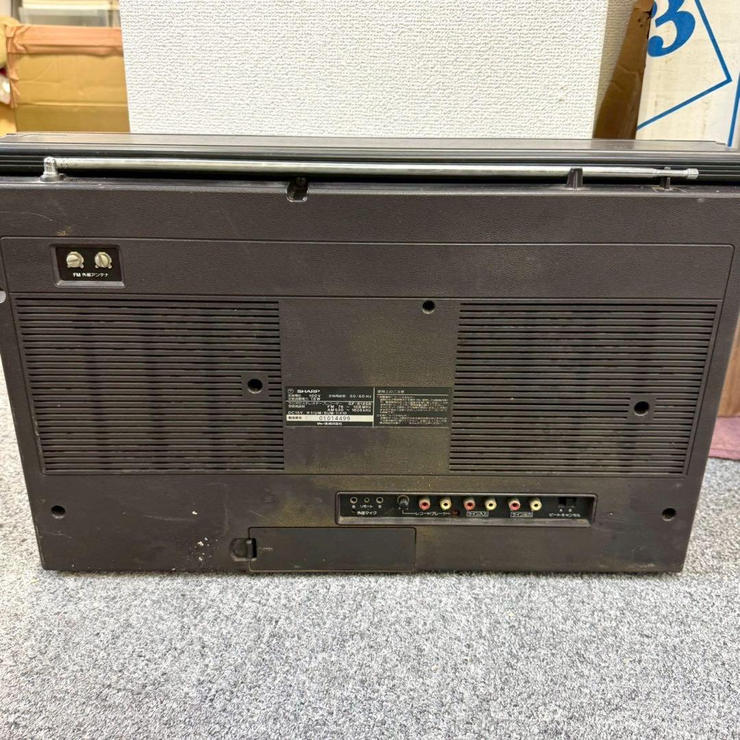 シャープ 大型ステレオラジカセ GF-818SB THE SEARCHER-W