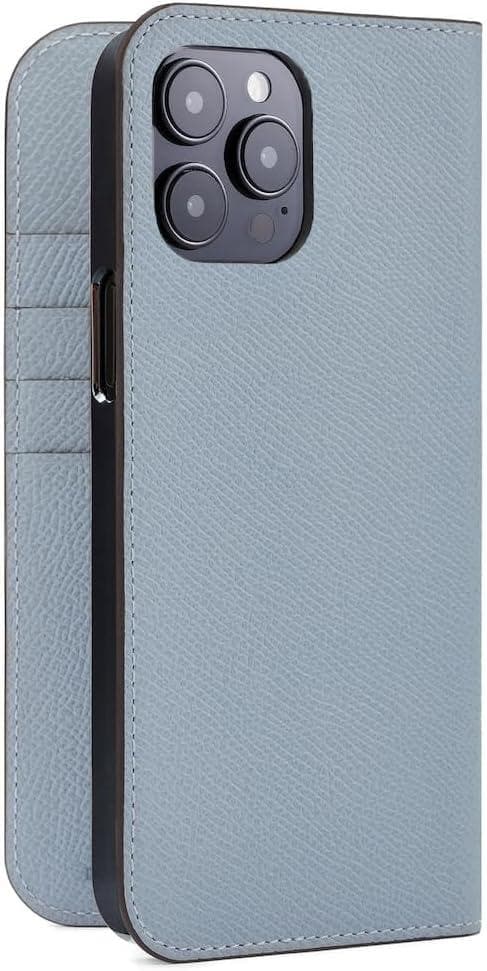 【ボナベンチュラ】ダイアリーケースiPhone 14 Pro Max,ブルーリン