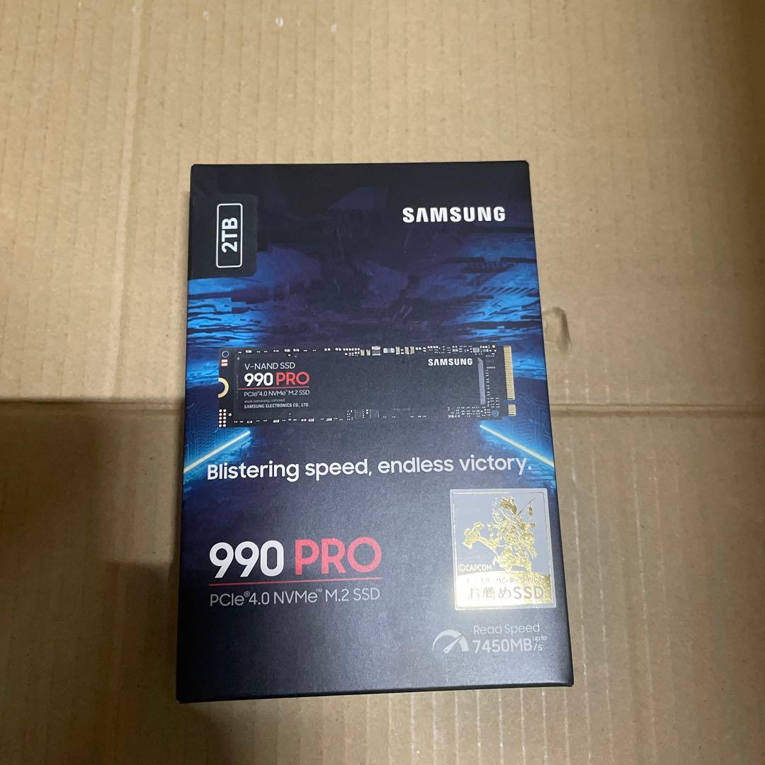 内蔵型SSD Samsung 990 PRO 2TB PCIe Gen 4.0 x4