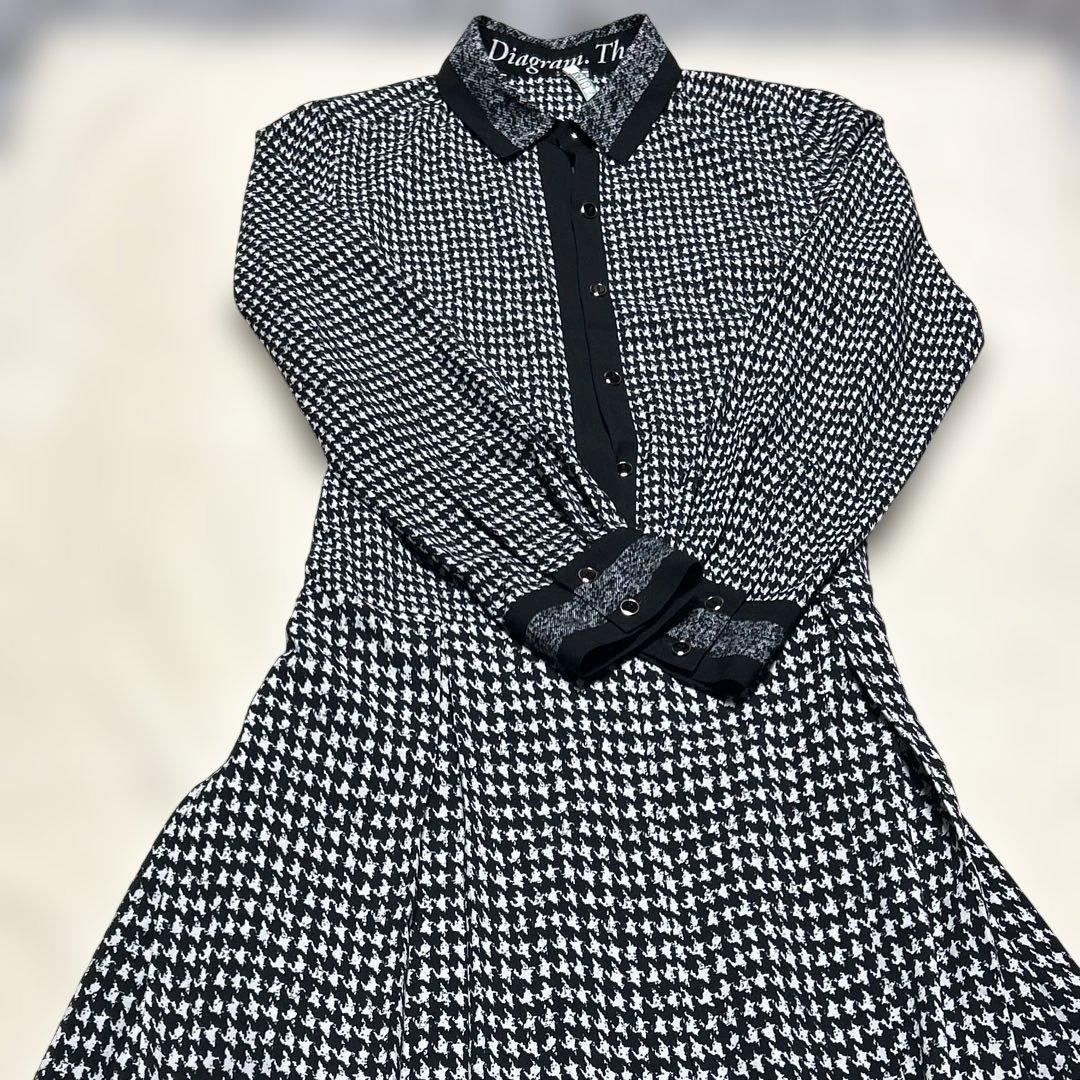 美品　ダイアグラム　人気　即完売シャツワンピース