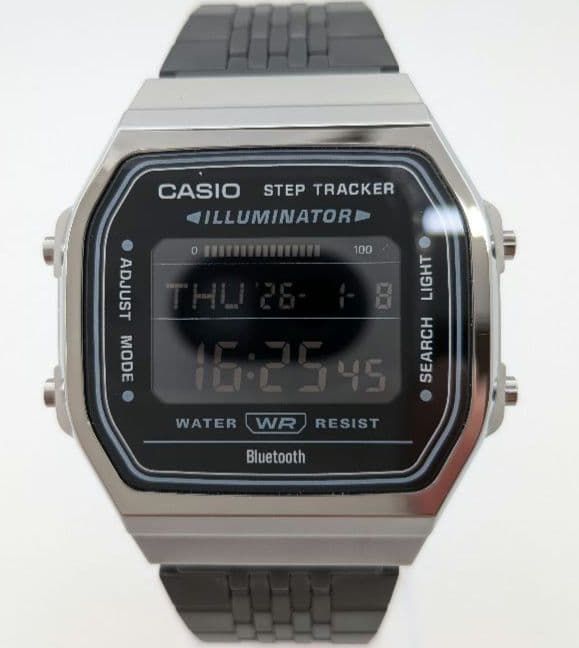CASIO ABL-100WEGG-1B　海外モデル 新品保護フィルム付き