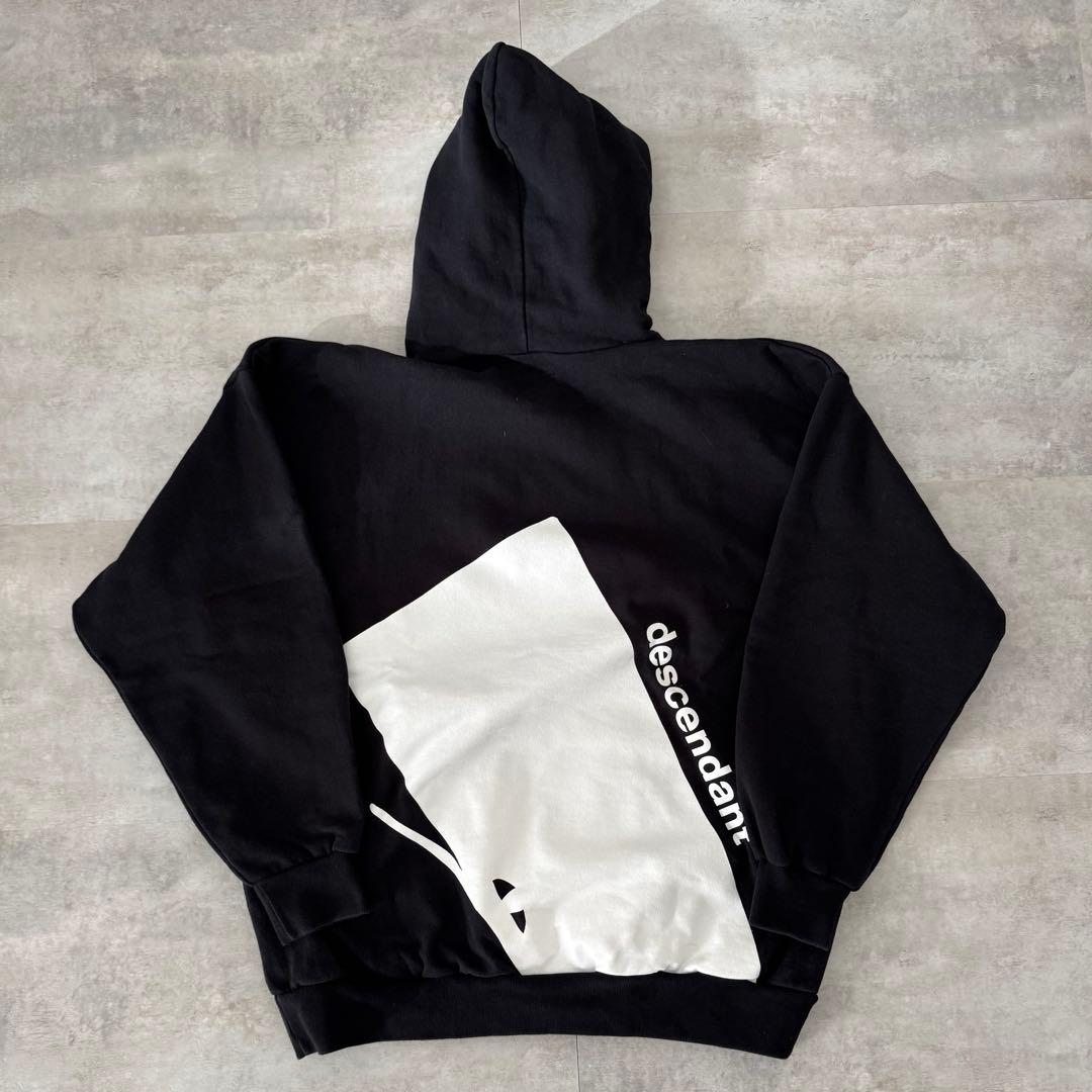 DESCENDANT パーカー ブラック　24AW
