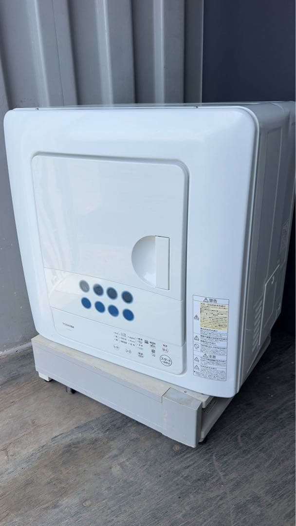 TOSHIBA 衣類乾燥機 6.0kg 22年製 ED-608