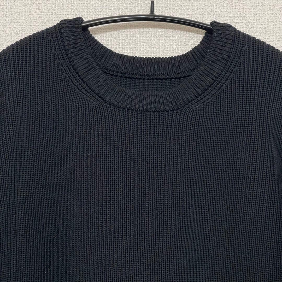 L 3 TEATORA 7G CARTRIDGE KNIT ニット 黒 テアトラ