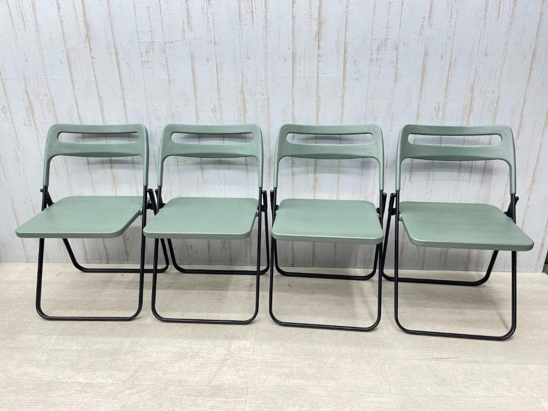 axona AICHI 折りたたみ椅子 MILO 4脚 フラットスタッキング　②