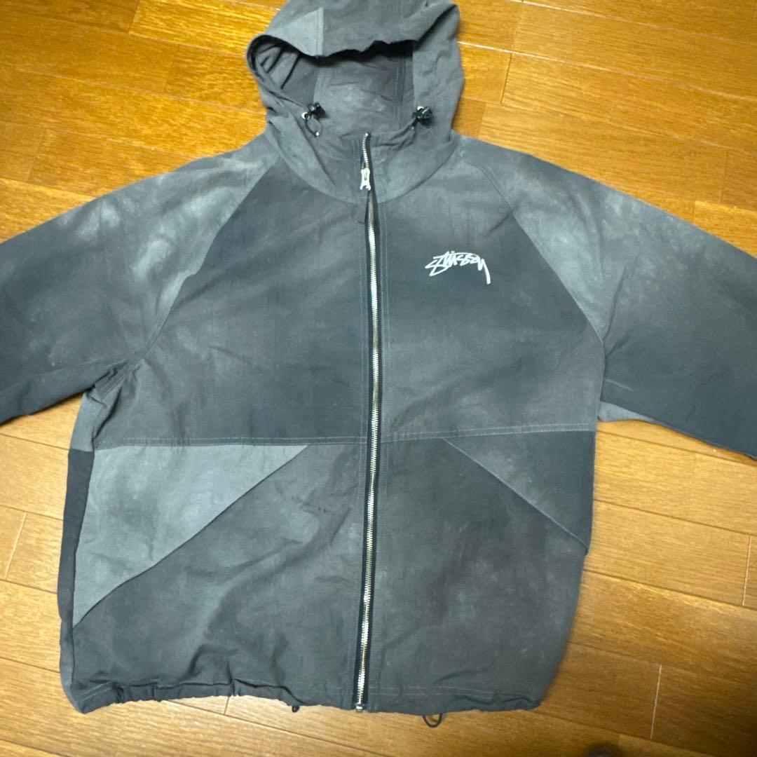 Stussy フード付きシェルジャケットL ブラック