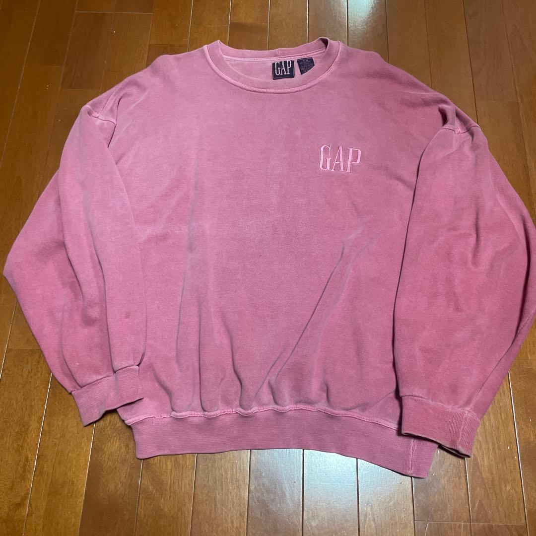 90s old gap スウェット　フェード　ピンク