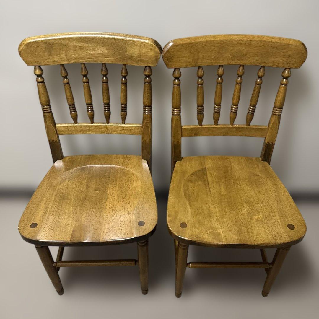 ウィンザーチェア　二脚セット　アンティーク