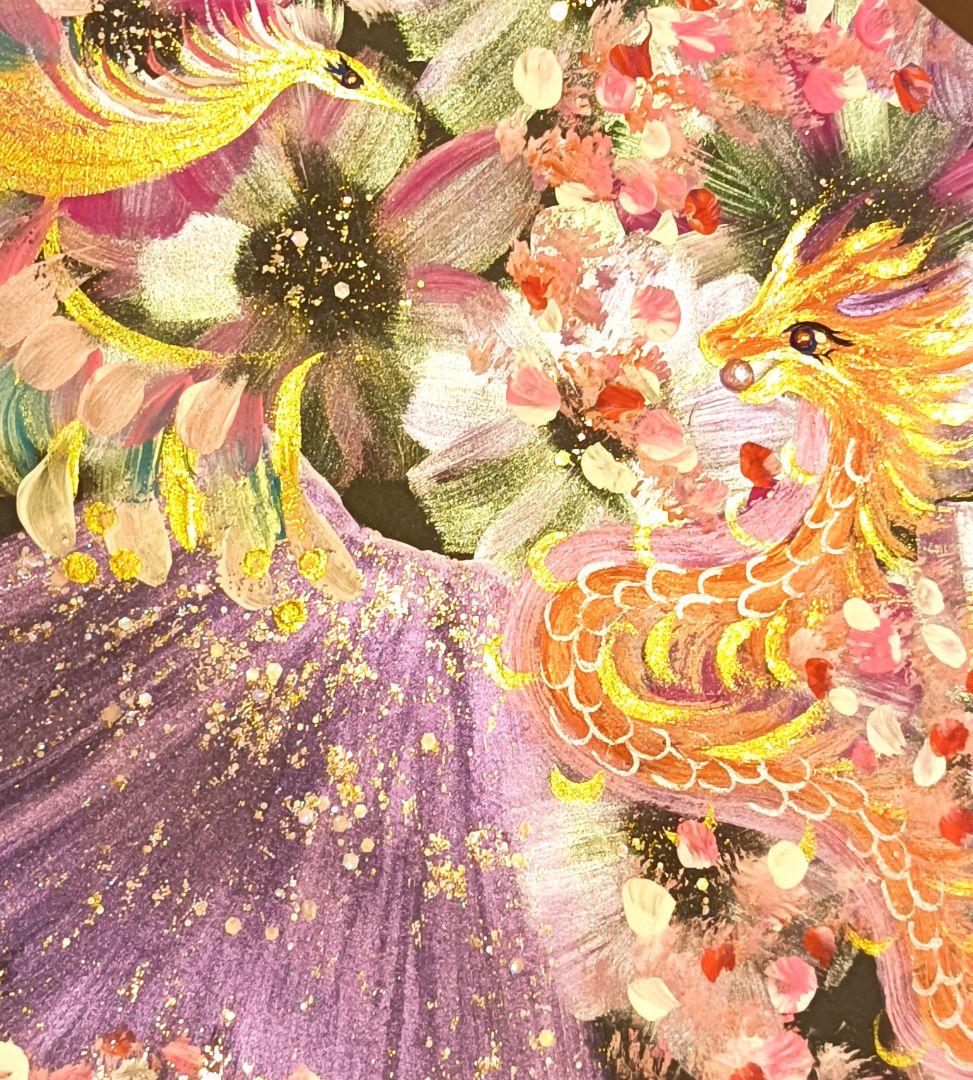開運絵画　❀天赦日作成❀天赦の恵み(^^)最強幸運絵画晴々コンビ様