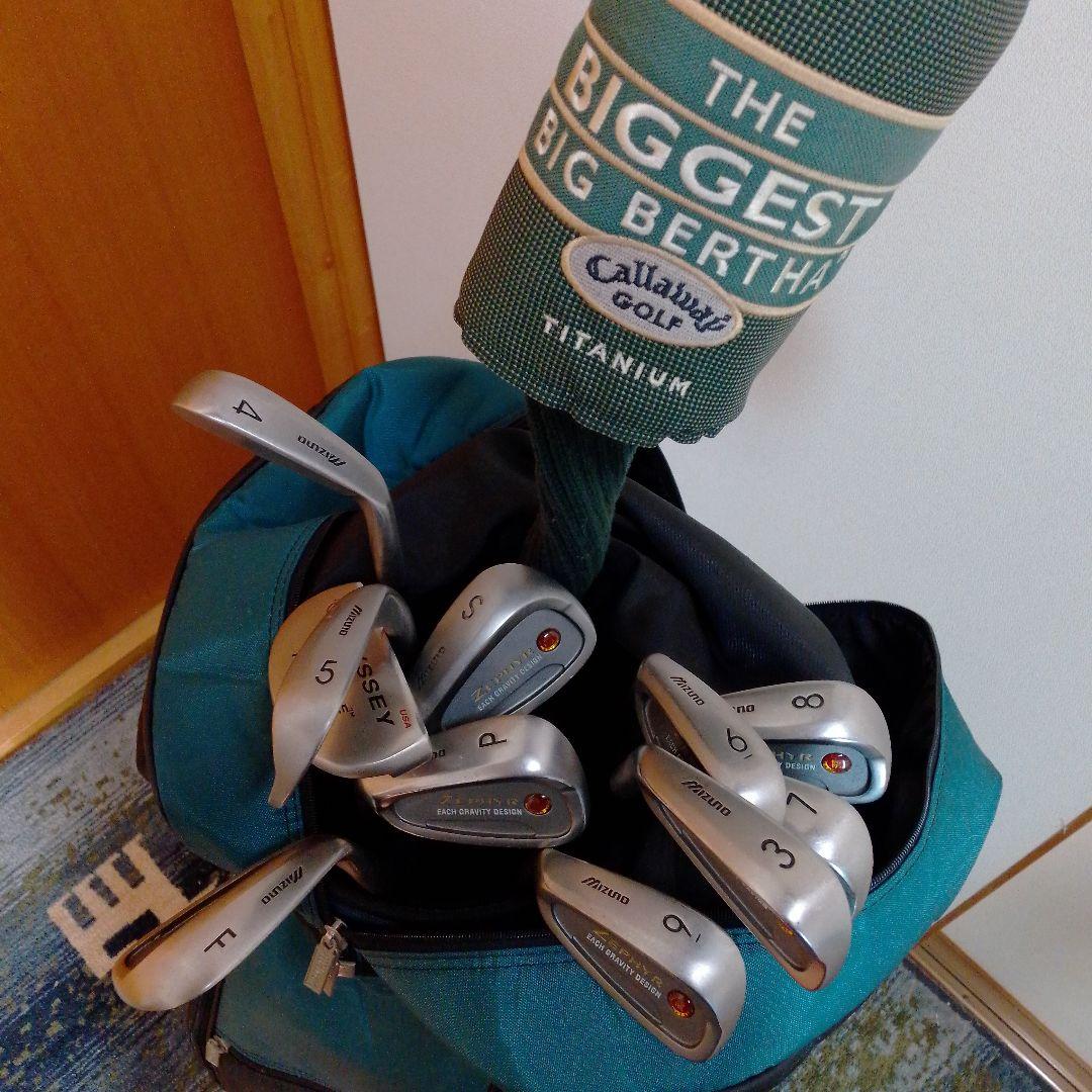 【レフティ 初心者セット】 Wilson ゴルフバッグ アイアンセット