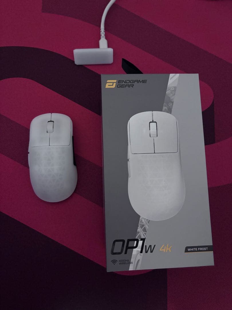 マウス・トラックボール Endgame Gear OP1w 4k White Frost
