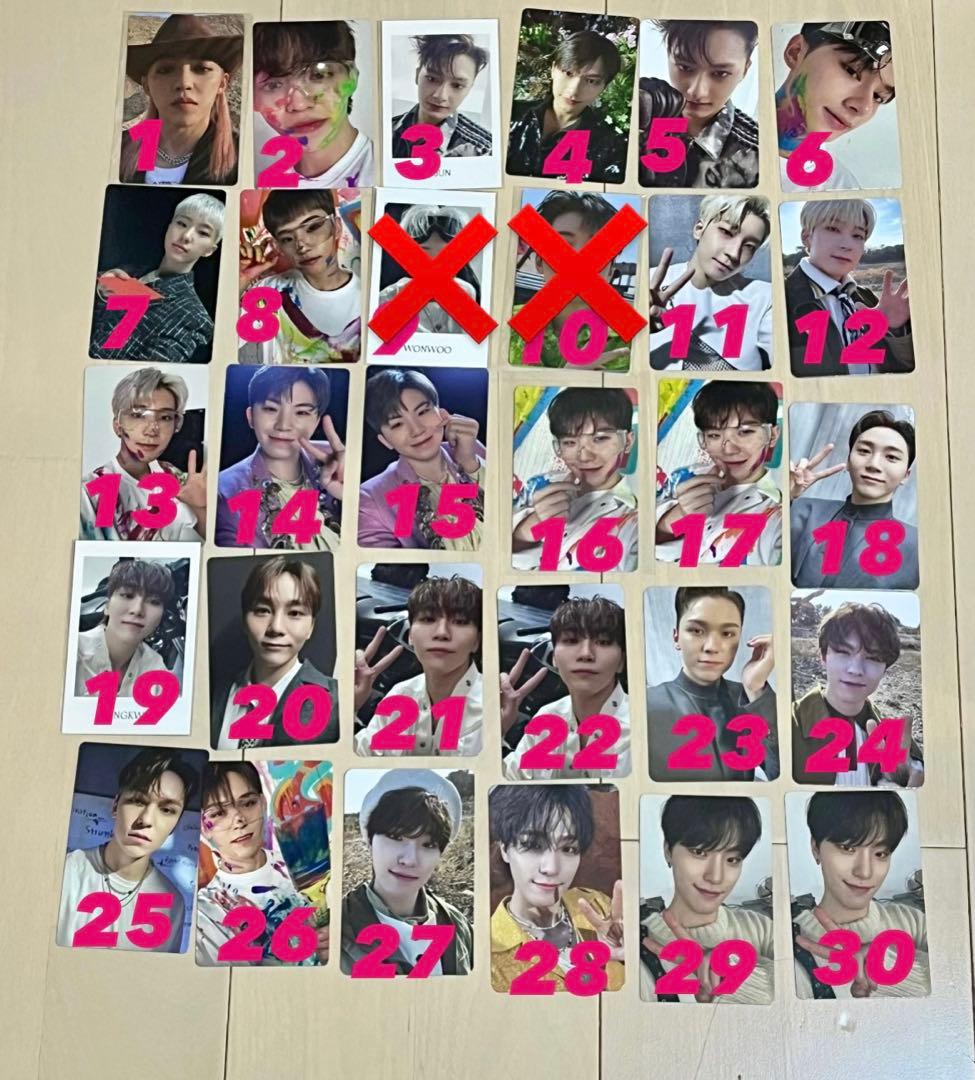 【バラ売り】SEVENTEEN Face the Sun トレカ