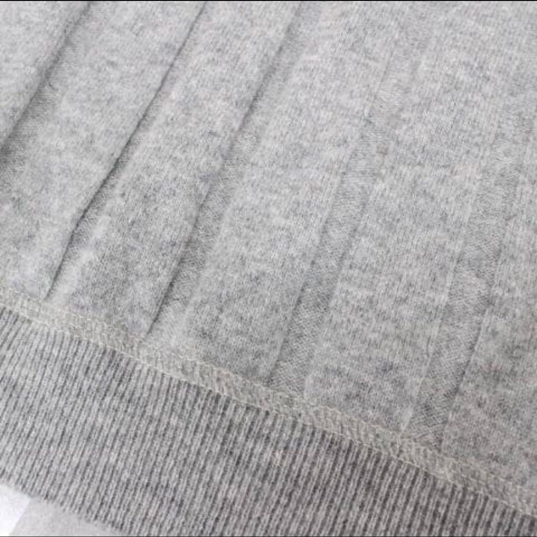 ◇BRUNELLO CUCINELLI グレー 薄手ハーフジップニット カシミヤ