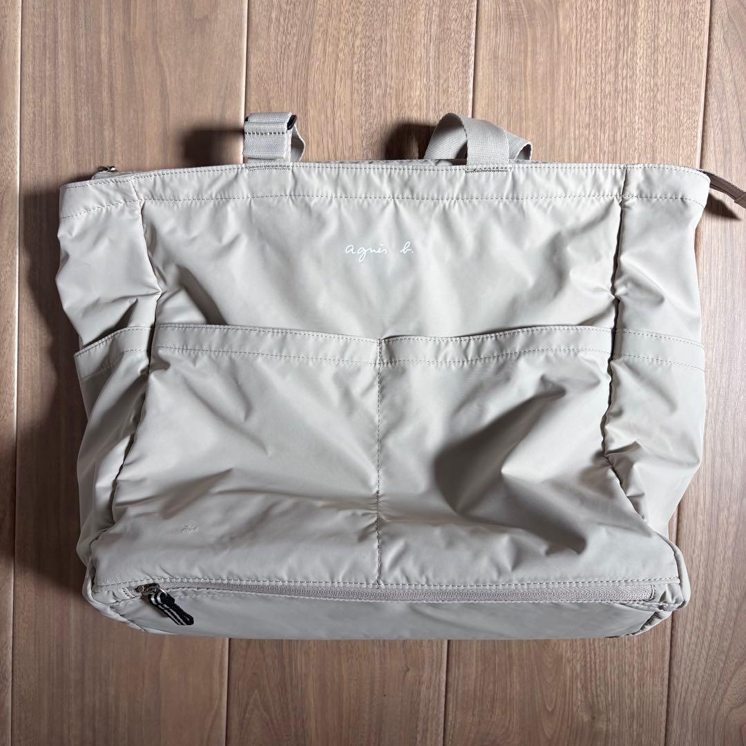 ロゴ ペアレンツバッグ マザーズバッグ / agnès b.