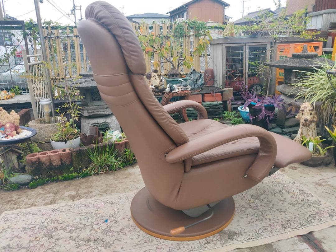 (至福の時) カリモク☆ampio☆本革リクライナーPチェア（35.8万)
