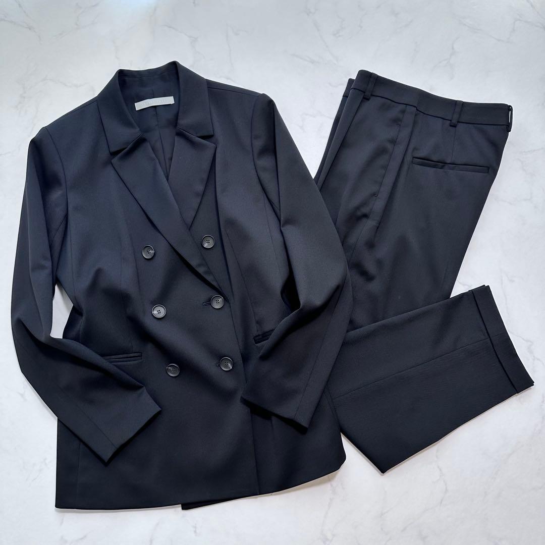 セオリーリュクス CLEAR SUITIN セットアップ 黒 38 36