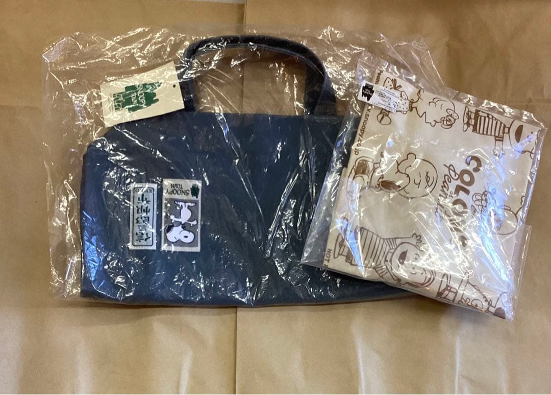 snoopy 一澤信三郎帆布バッグとエコバッグセット