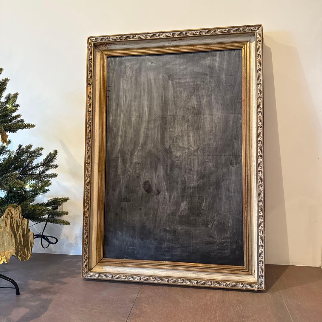 ビンテージフレーム付き黒板