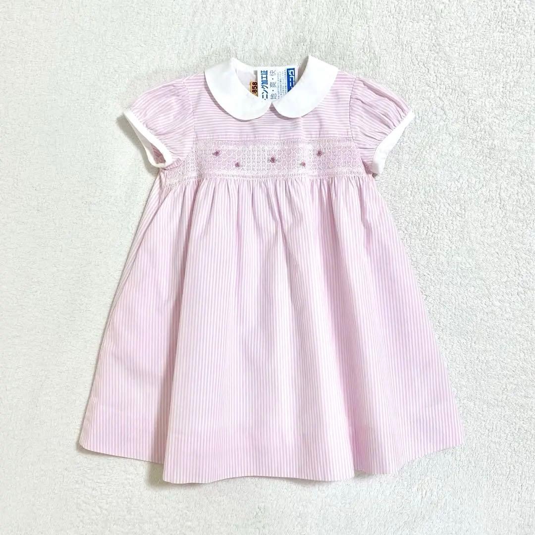 ★現行品★ familiar ファミリア スモッキング ワンピース フォーマル