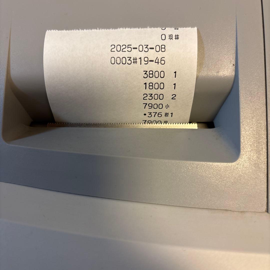 シャープ　レジスター　XE A127　簡単便利特殊　新品インキローラー付き