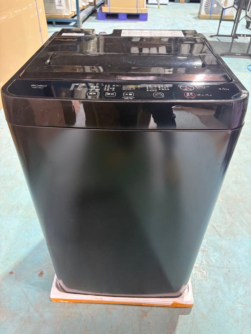 RoRo 縦型洗濯機 2025年製 4,5kg※一週間保証あり