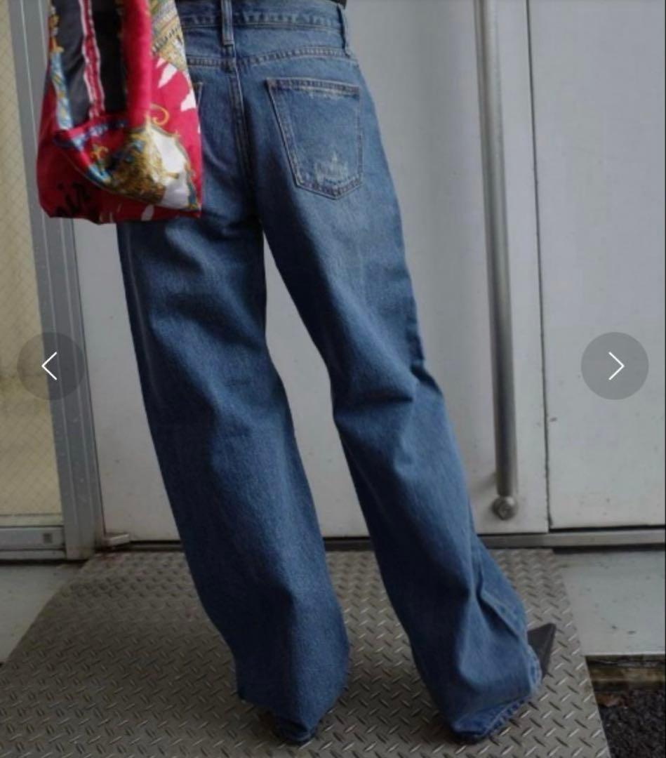 Ameri LOW WAIST DENIM 25インチ　デニム