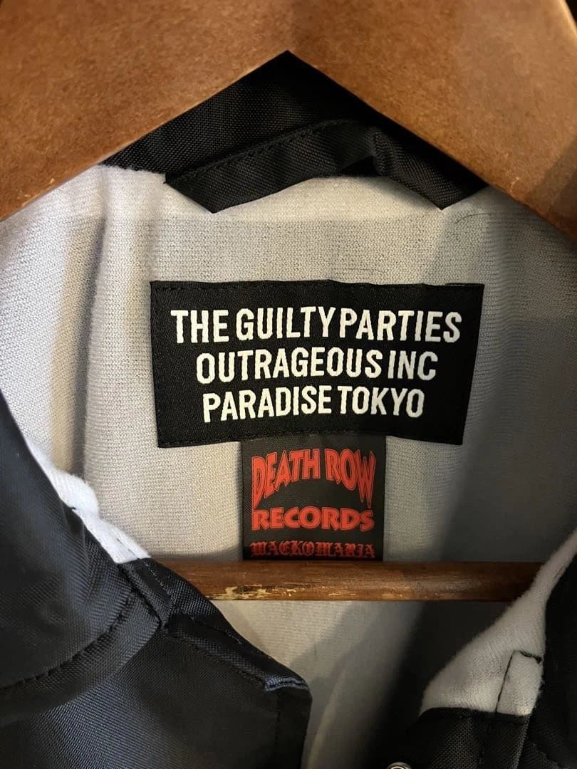 ワコマリアDEATH ROW RECORDS ナイロンジャケット ブラック