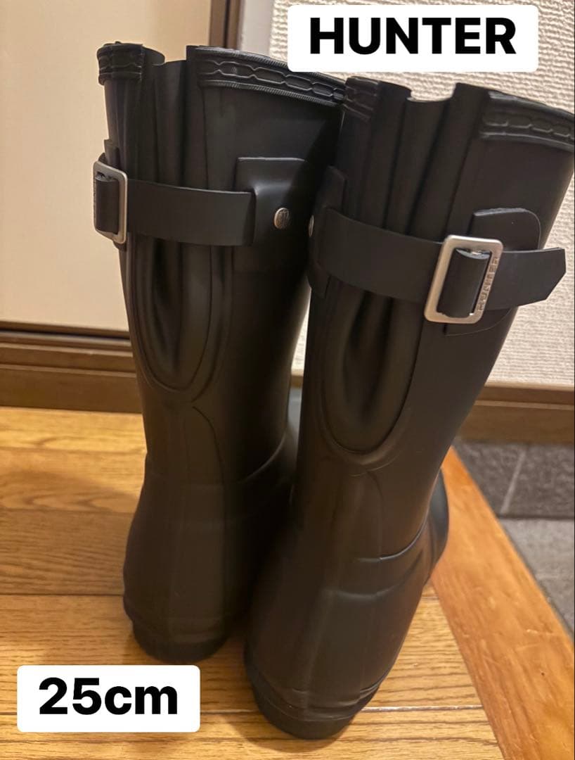 HUNTER レインブーツオリジナル ショート バック アジャスタブル ハンター