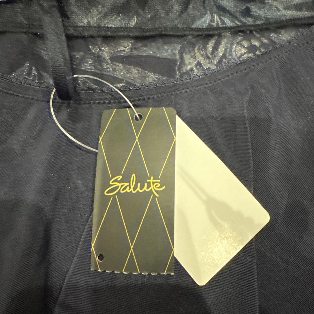 Salute 刺繍付きネイビーキャミソール 新品