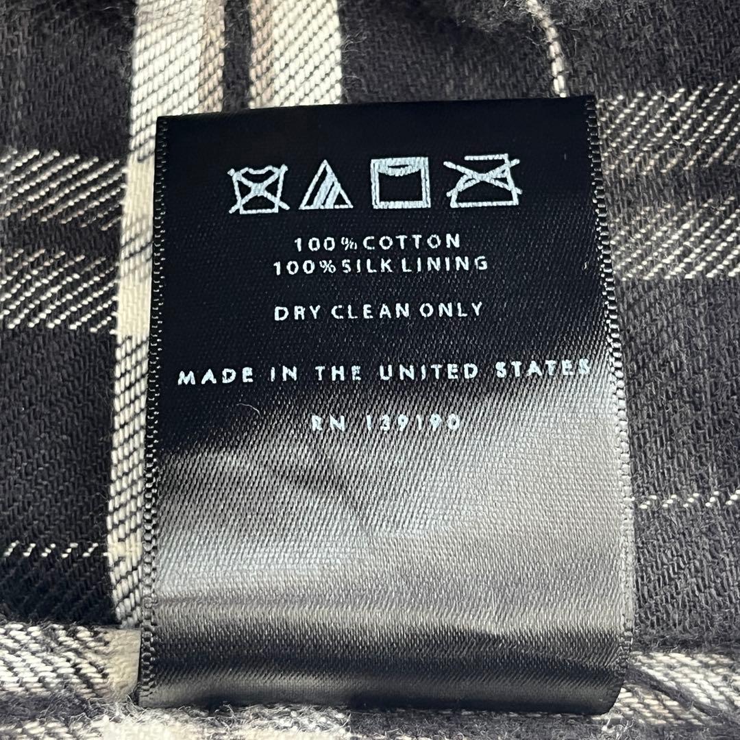 FEAR OF GOD 3rd カットオフ 半袖チェックシャツ サイズL