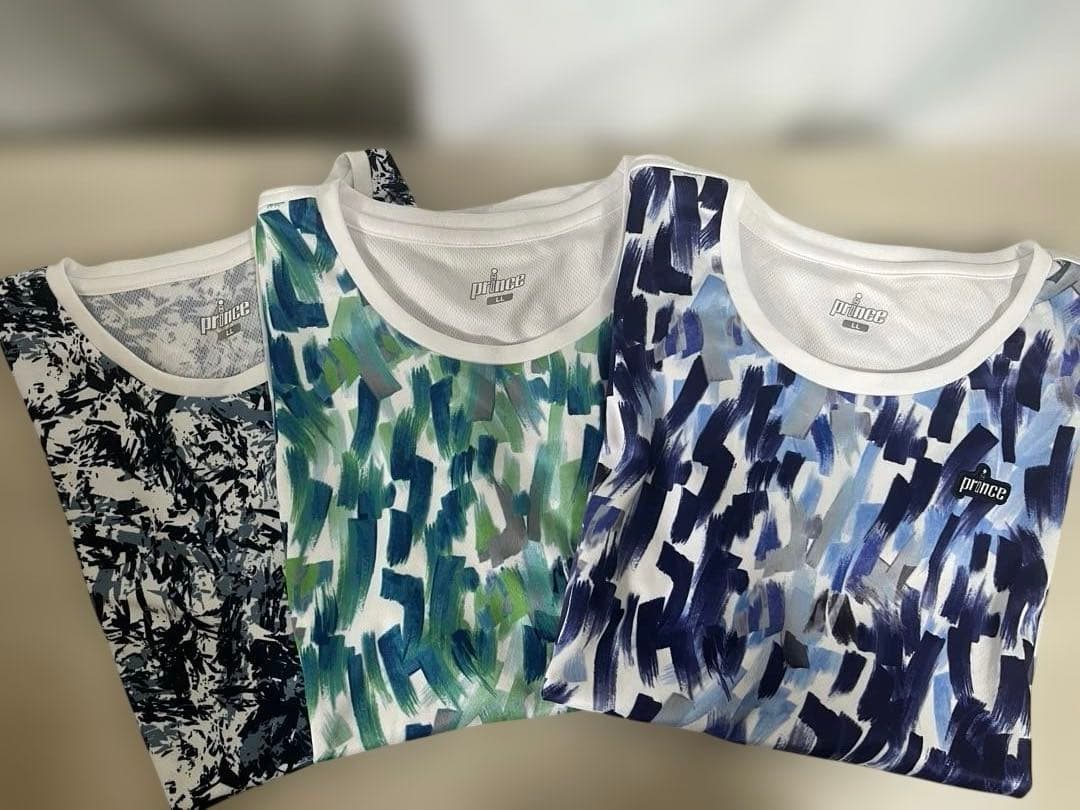 プリンス テニスウェア ゲームシャツ 3枚セット LL 2023SS