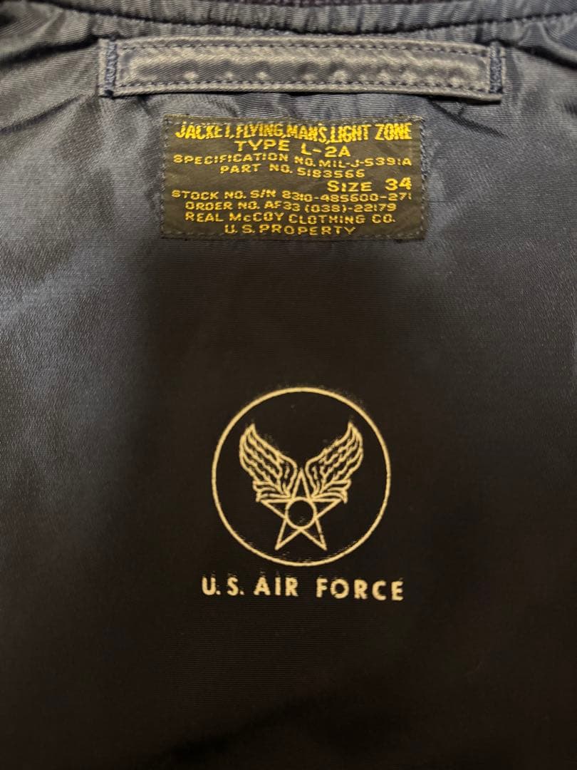【今週まで】The Real McCOY’S フライトジャケットL-2A