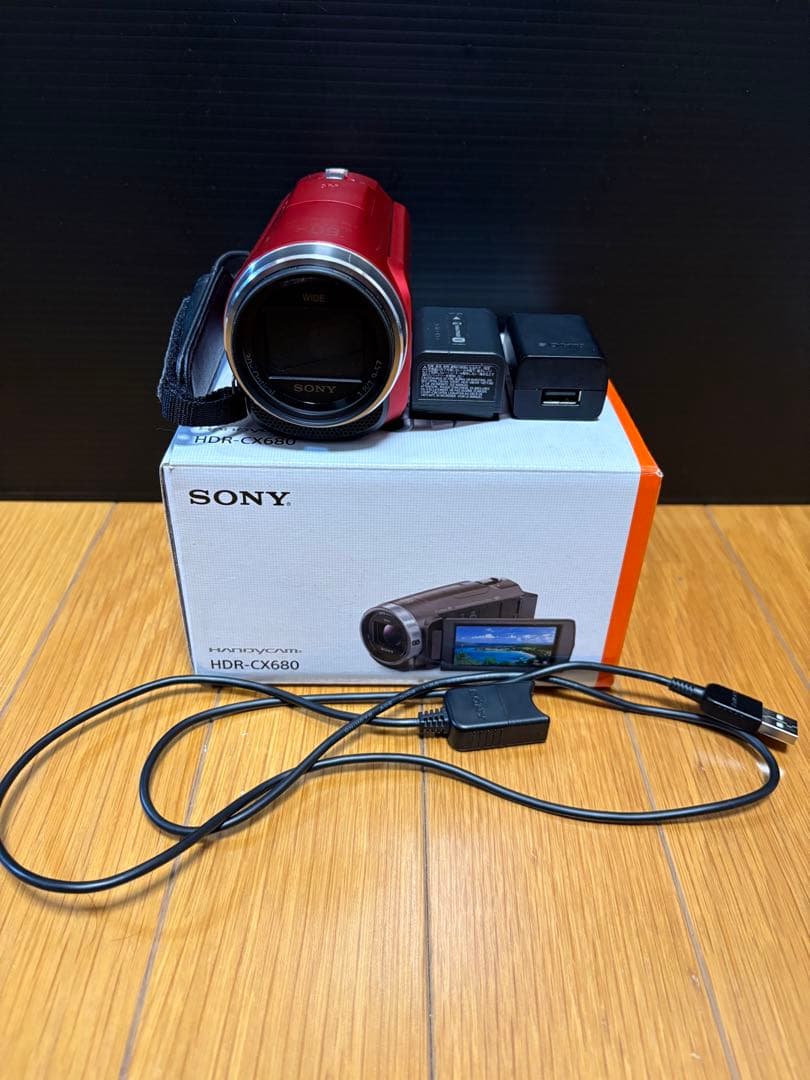 チ*プ様 SONY HDR-CX680 ビデオカメラ 本体 レッド