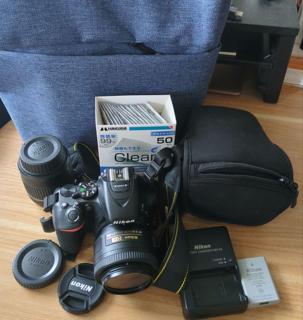 Nikon d5600 デジタル一眼レフとレンズなどのセット