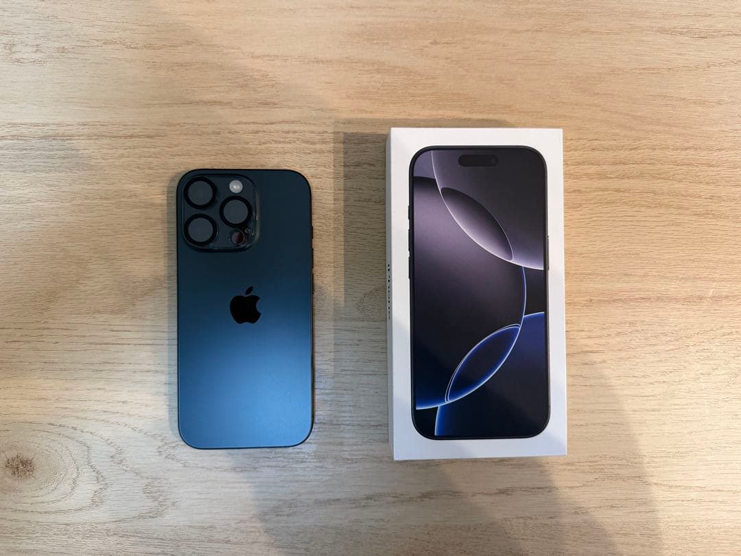 iPhone16Pro 256GB ブラックチタニウム simフリー