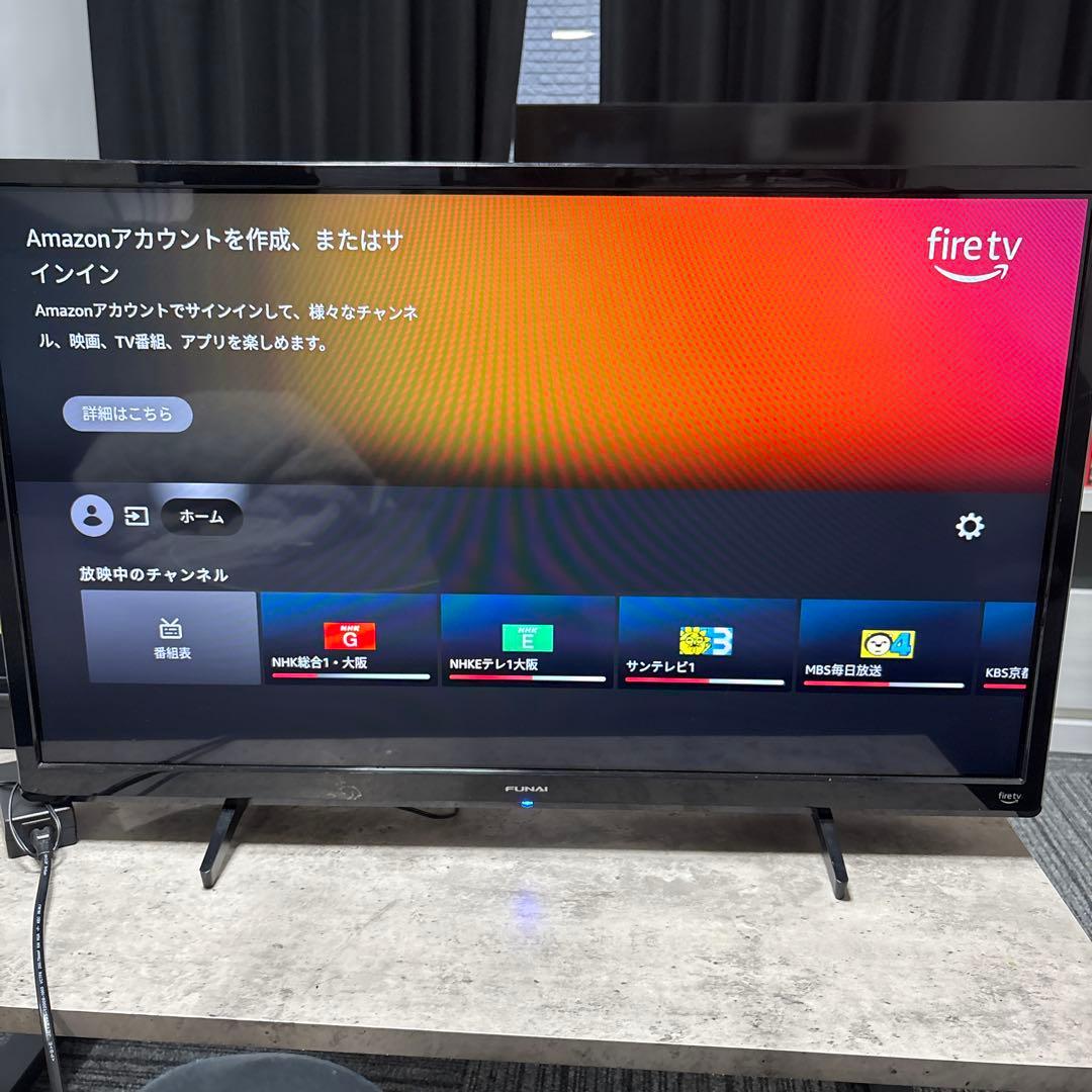 24年製 フナイ FL-32HF160 32V型スマートテレビ
