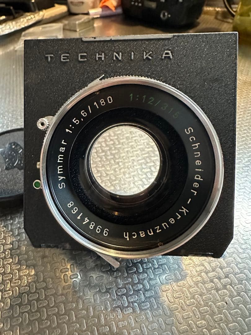 Schneider Symmar 180mm f5.6 初期型 銀鏡胴