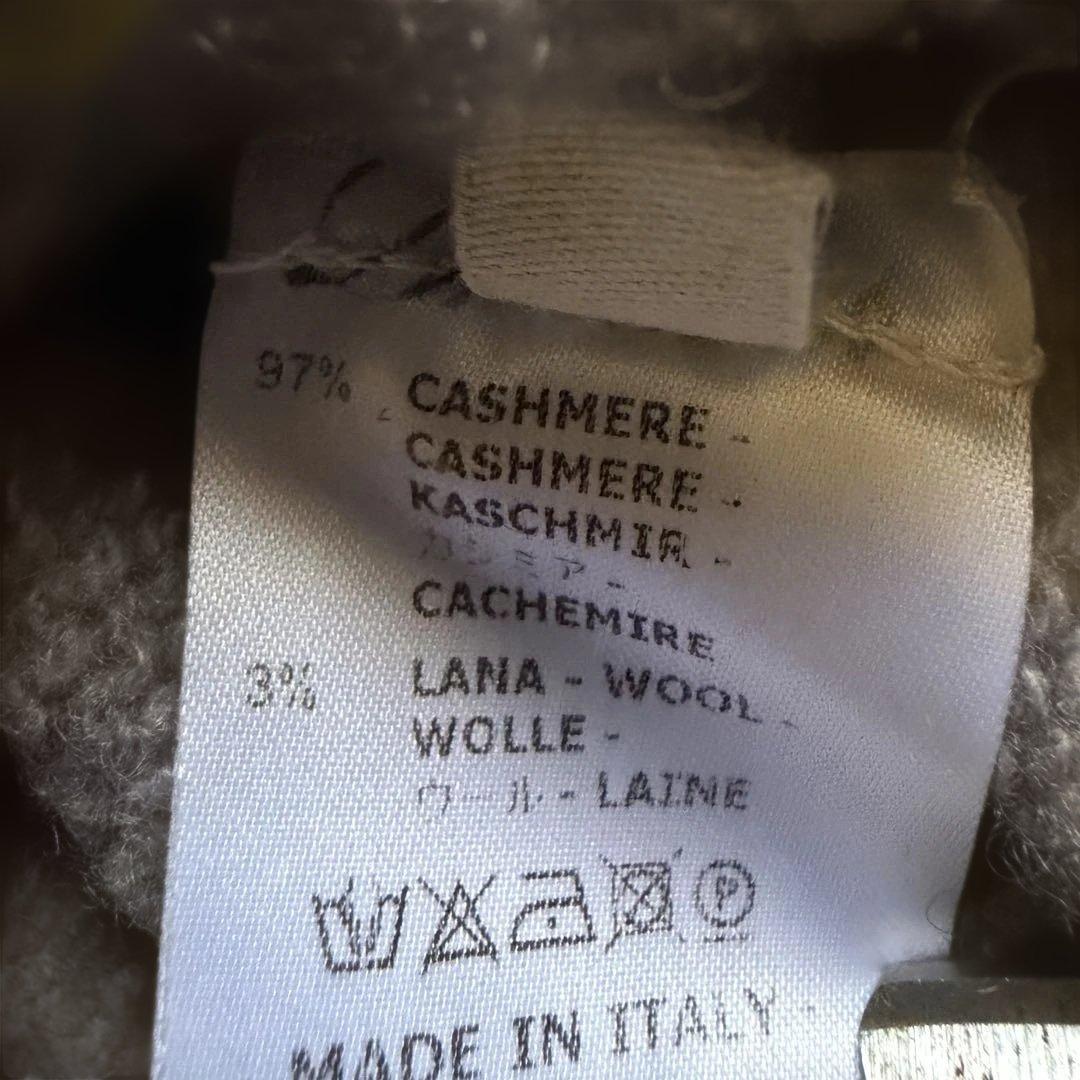 【美品】Drumohr タートルネックニット カシミヤ ベージュ XLメンズ