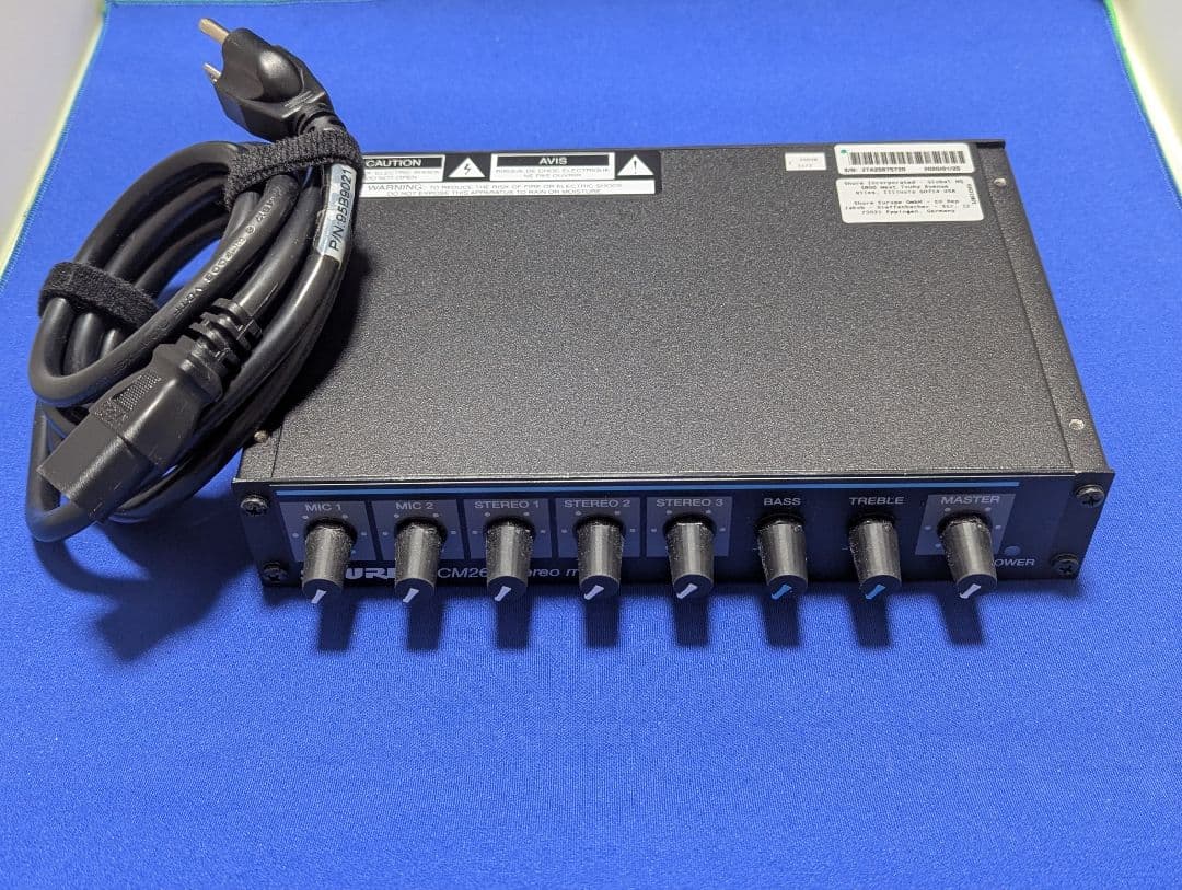 限定値下げ 美品ShureSCM262ステレオマイクロホンミキサ金具