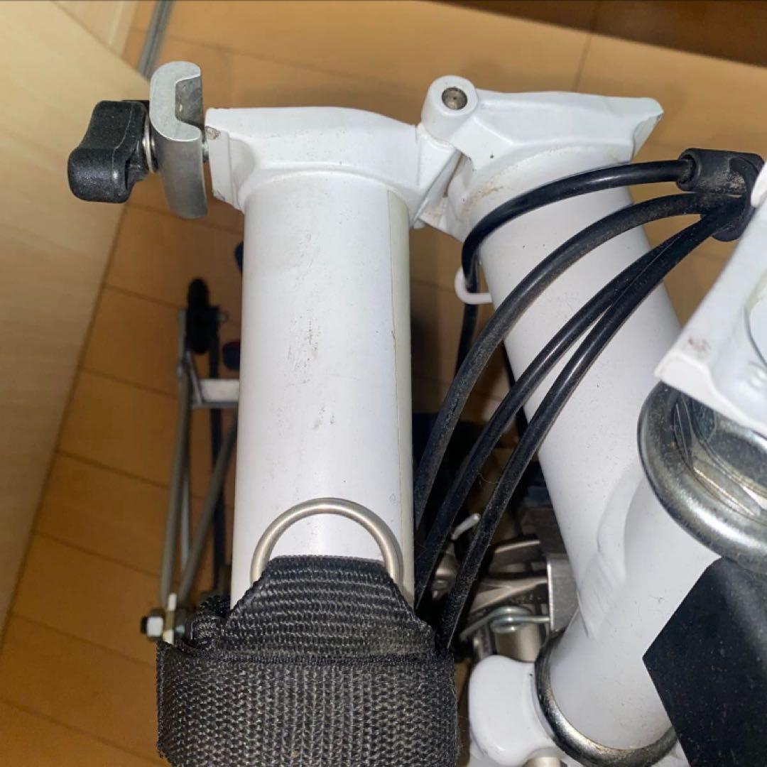 BROMPTON S6R ホワイト　プロンプトンの折りたたみ自転車