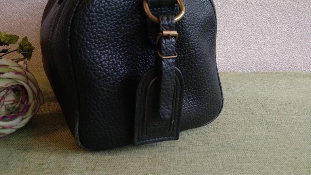 未使用 Ralph Lauren ラルフローレン ミニボストンバッグ グリーン