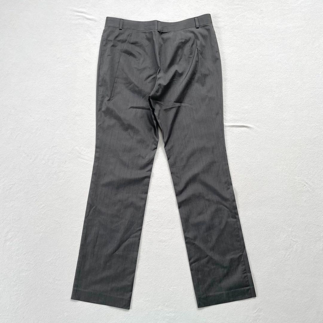 極美品・大きいサイズ✨ICB ノーカラー パンツ スーツ セットアップ シルク