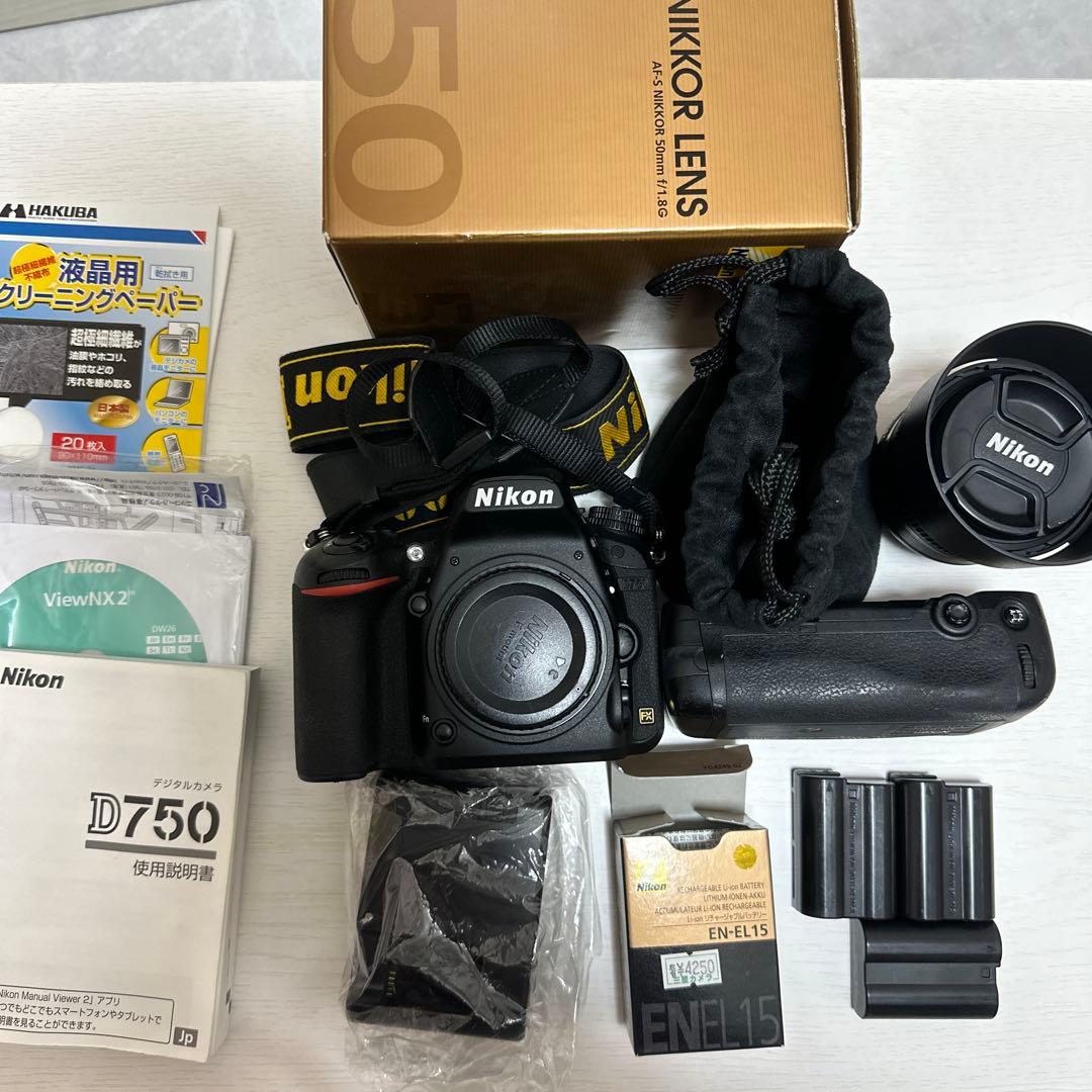 Nikon D750 AF-S NIKKOR 50mm f1.8G セット