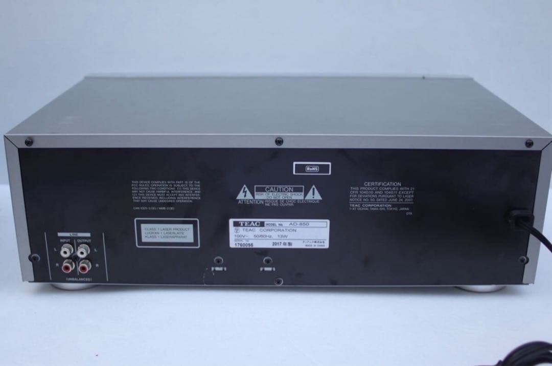 TEAC ティアック AD-850 カセットデッキ/CDプレーヤー