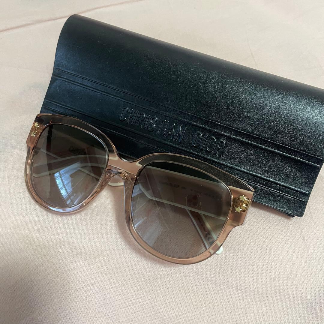 Christian Dior ディオール　ピンク サングラス　バタフライ