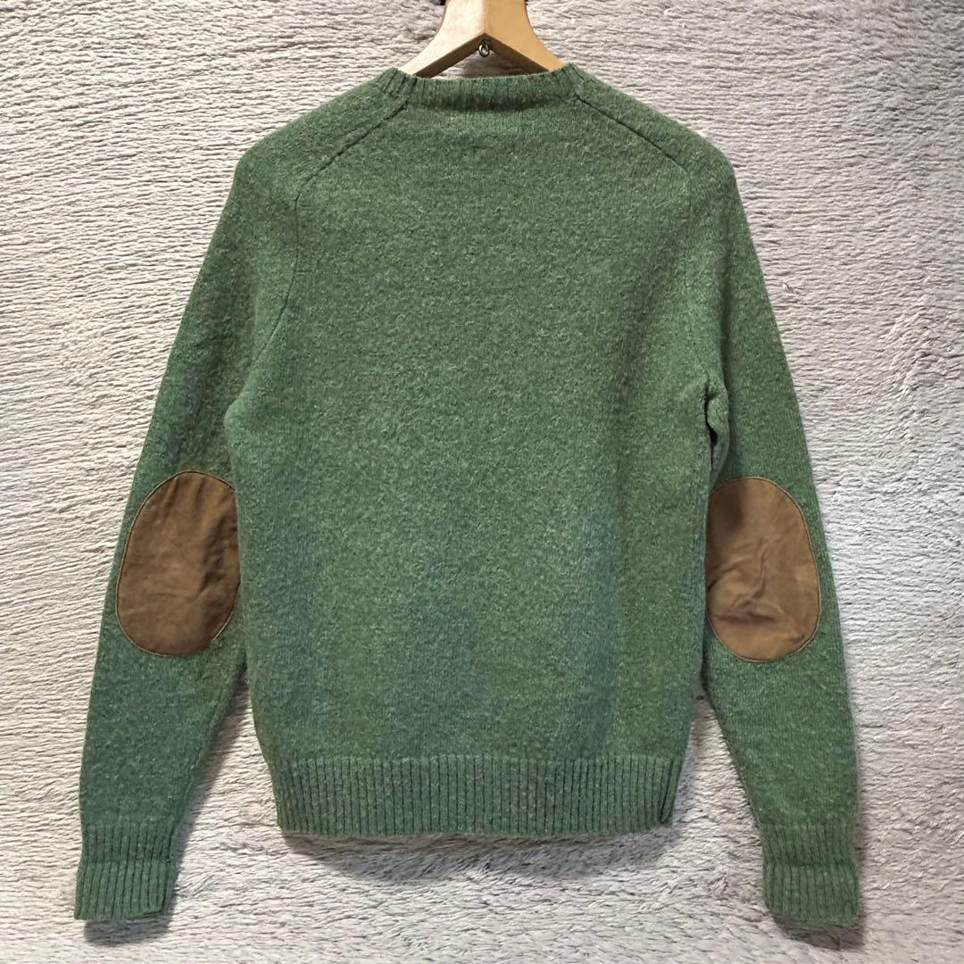 RRL ダブルアールエル　エルボーパッチウールセーター　XS ポロラルフローレン