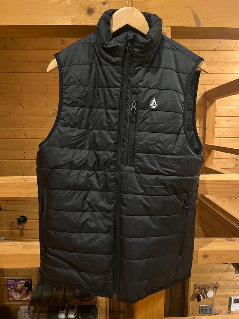 Volcom メンズ ベスト ブラック